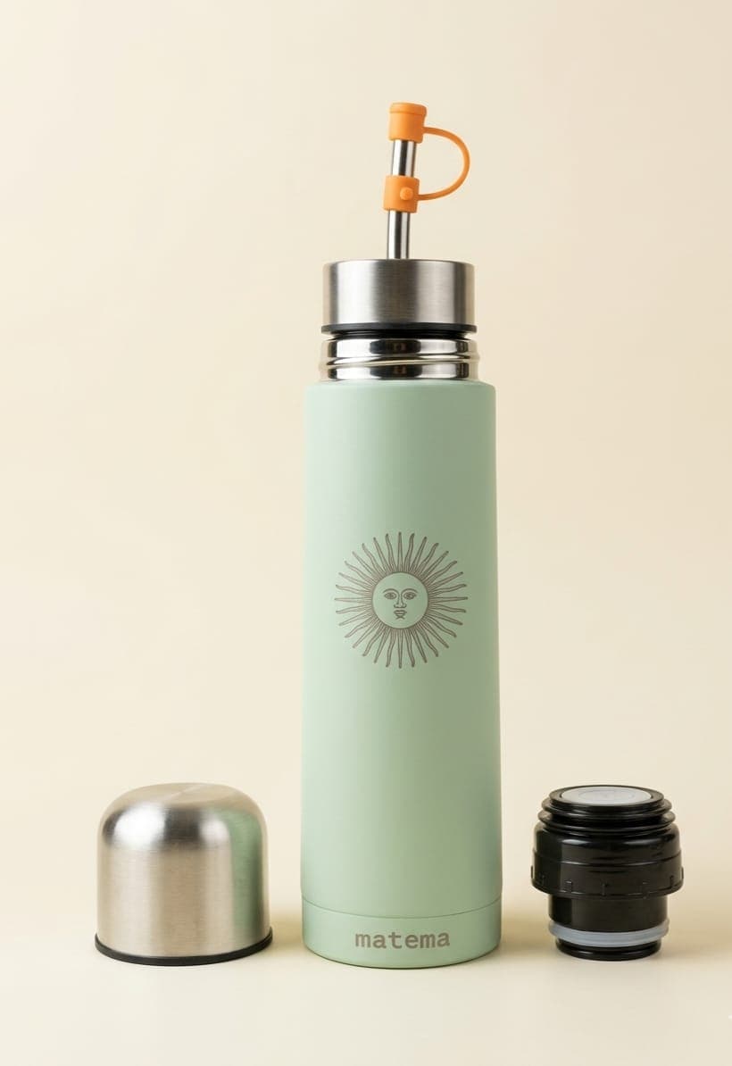 Termo premium Matema en un escenario natural y cotidiano - Foto 1